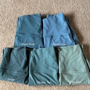 Lululemon Align Light Teal Greens Color 
